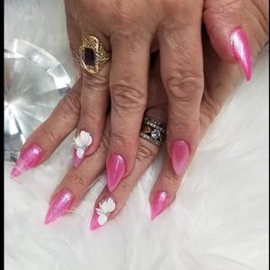 Acrylic 3D Nail Design